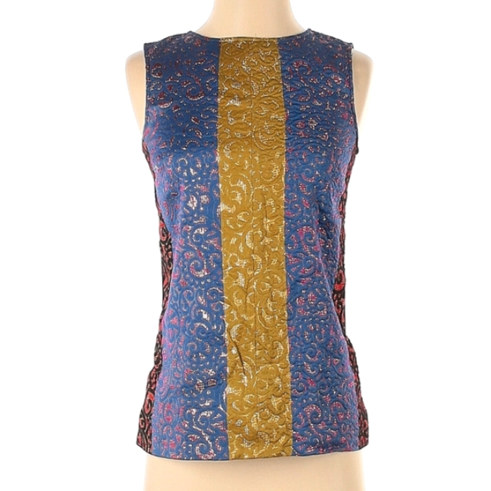 Derek Lam Striped Brocade Sleeveless Top- Sz. 2